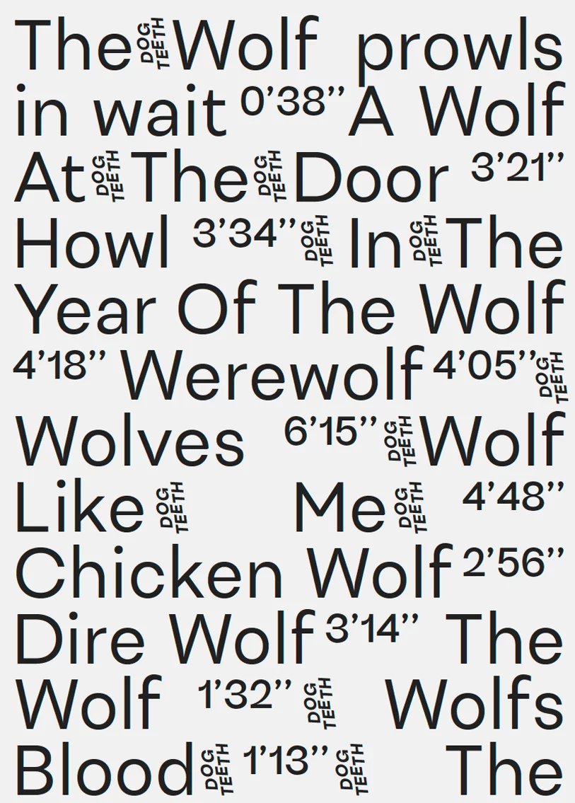 Uivo Poster 5 - Uivo Typeface uivo typeface poster
