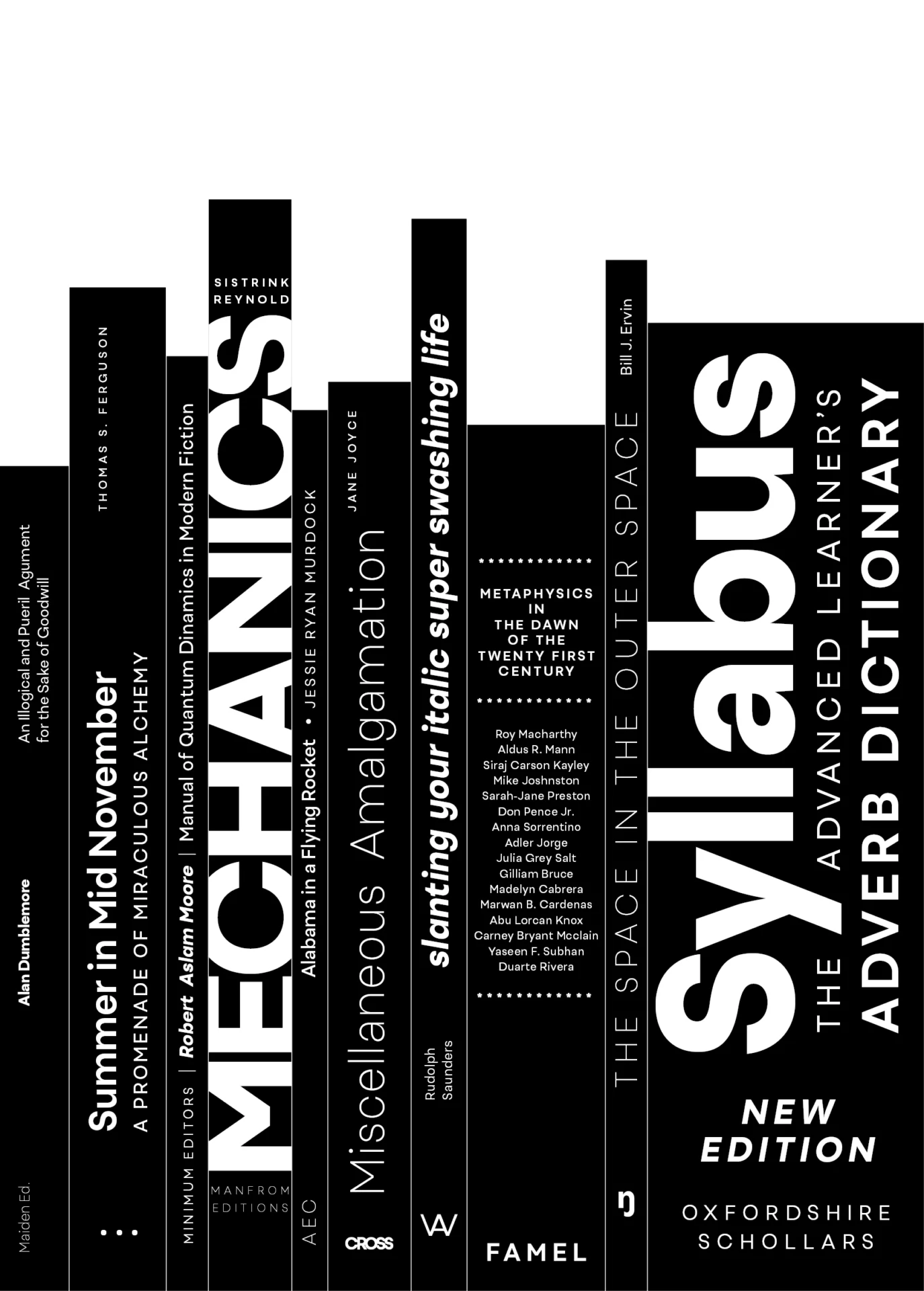 Uivo Poster A17 - Uivo Typeface Uivo typeface books