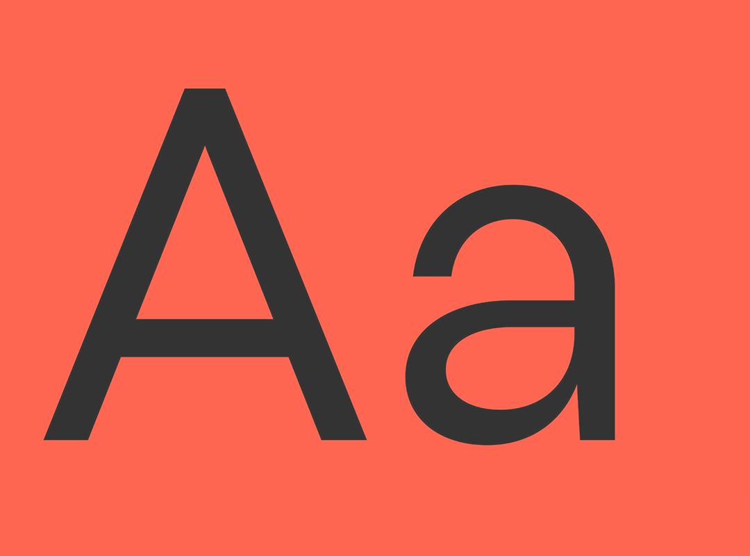 Uivo typeface weights