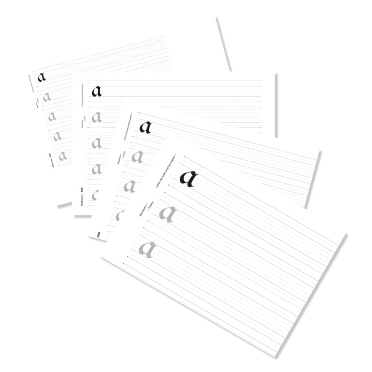 400+ Pages Fraktur Calligraphy Practice Sheets | 0.Itemzero