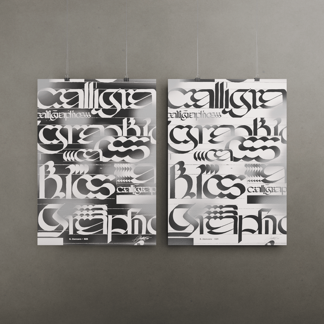 poster 021 - Poster — Rotunda Calligraphics - Shop → 0. itemzero