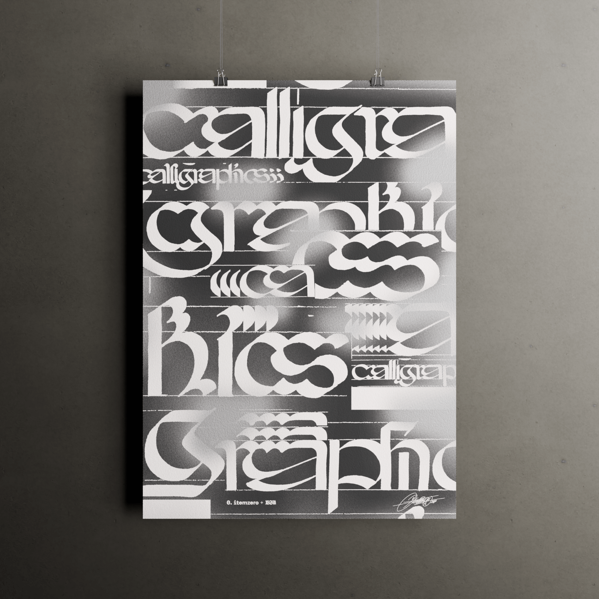 poster 023 - Poster — Rotunda Calligraphics - Shop → 0. itemzero