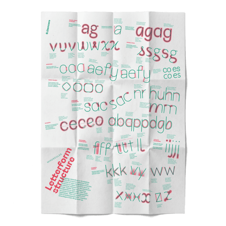 Poster - Letterform Structure